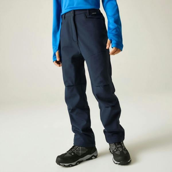 Regatta Childrens/Kids Softshell Trousers - Navy - 
