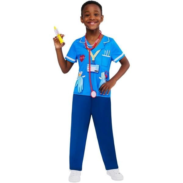 Bristol Novelty Childrens/Kids Nurse Costume Set - Blue - 