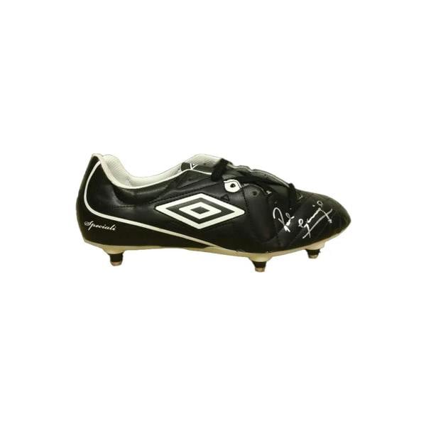 Unbranded Paul "Gazza" Gascoigne signed football boot. — Framed