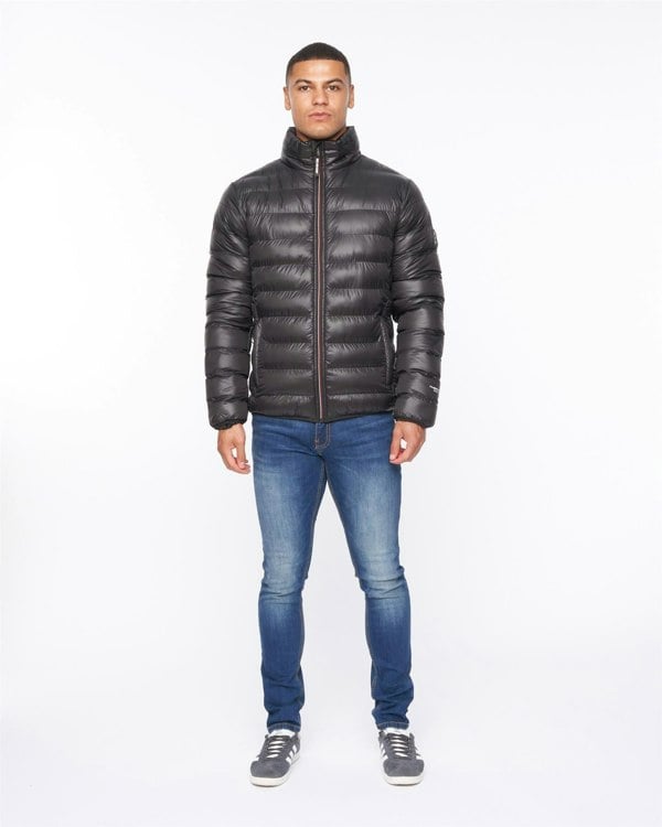 Duck and Cover Shemmy Two Quilted Jacket Black