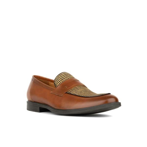 Embassy London Gosselin - Brown & Brown Check - Men's Leather Loafer