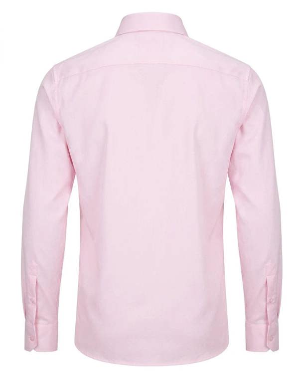 Men's Long Sleeve Button-Down Dress Shirt - Pink - TruClothing.com - 10