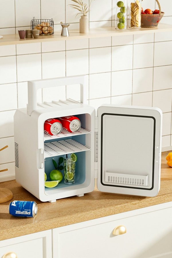 Living and Home 10L Dual-Use Mini Refrigerator Fridge Portable Cooler Warmer