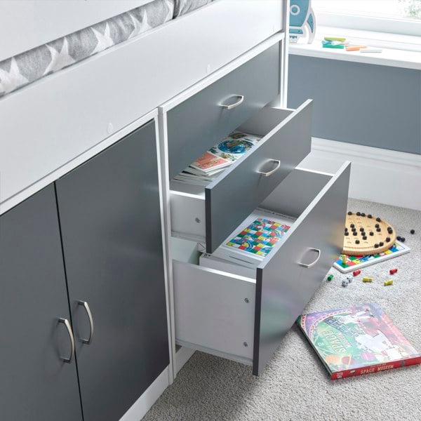 Bedmaster Lacy Mid Sleeper Storage Bed