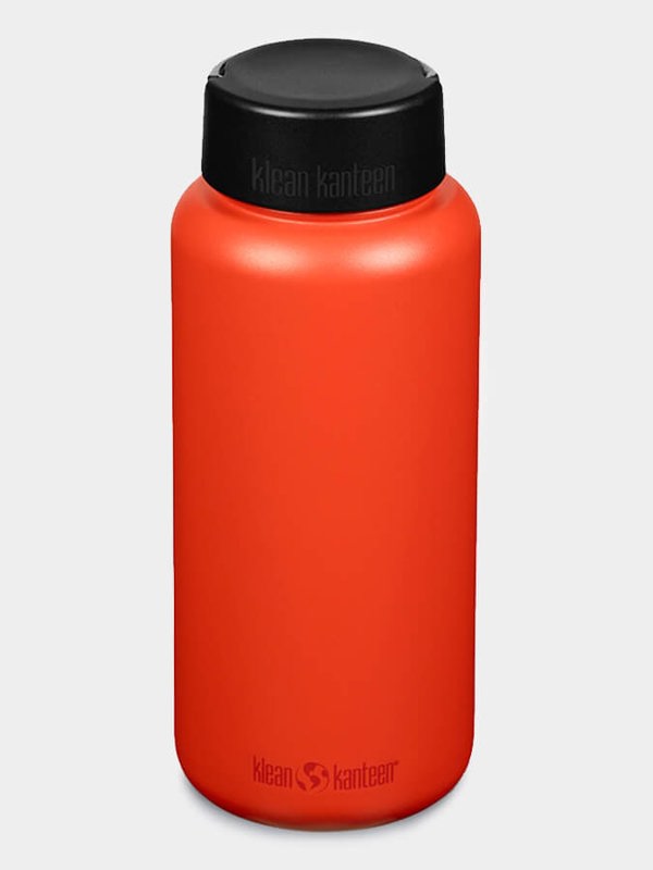 Klean Kanteen Wide Mouth Bottle 40oz (1182ml) With Loop Cap