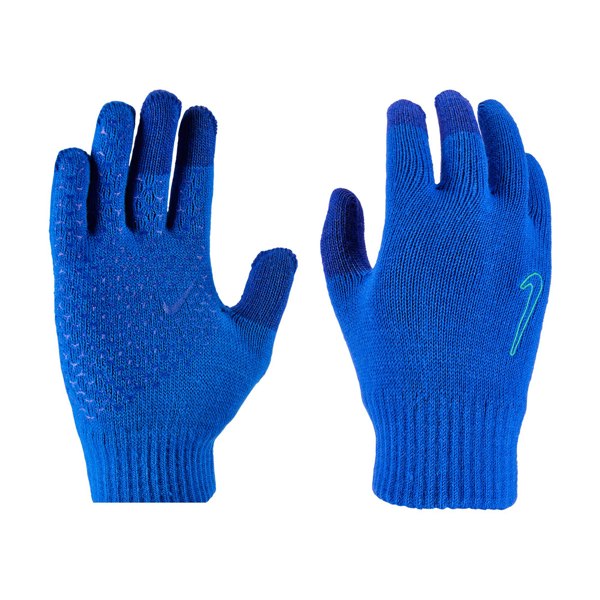 Nike Mens Knitted Swoosh Winter Gloves - Game Royal/Turquoise Blue/Signal Blue