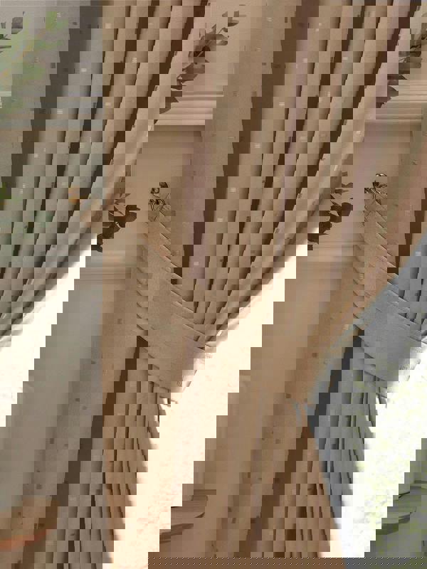 Luxury Living Adi Lined Ring Top Eyelet Curtains