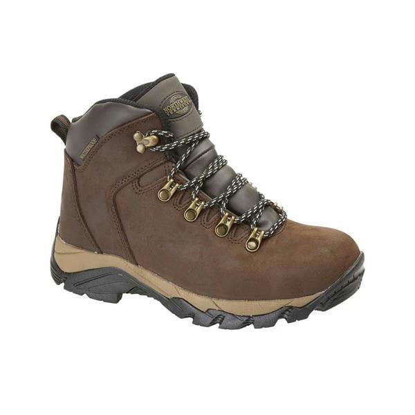 Brown Northwest Territory Lady Emerald Boot in Brown with rugged sole and quick lacing system