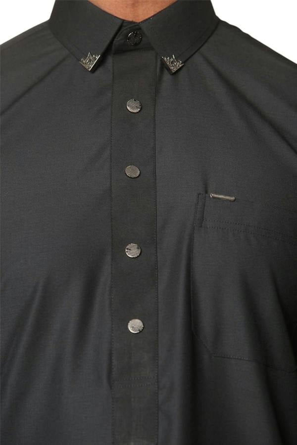 Infinity Leather Men's Thobe Arab Saudi Emirati Islamic Clothing Jubba Robe