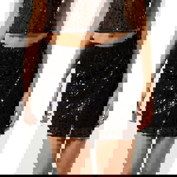 Pink Vanilla Sequin Skort