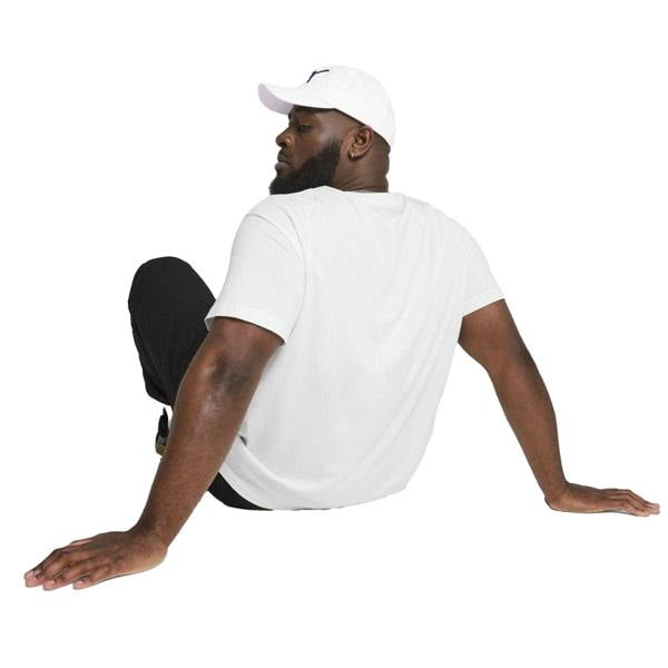 Puma Mens Small Logo Regular T-Shirt - Puma White - 