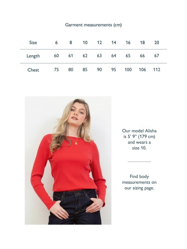 Kite Organic Ashington Boat Neck Jersey Top