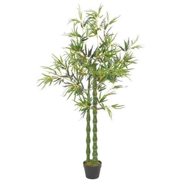 Berkfield Artificial Plant Bamboo with Pot Green 160 cm