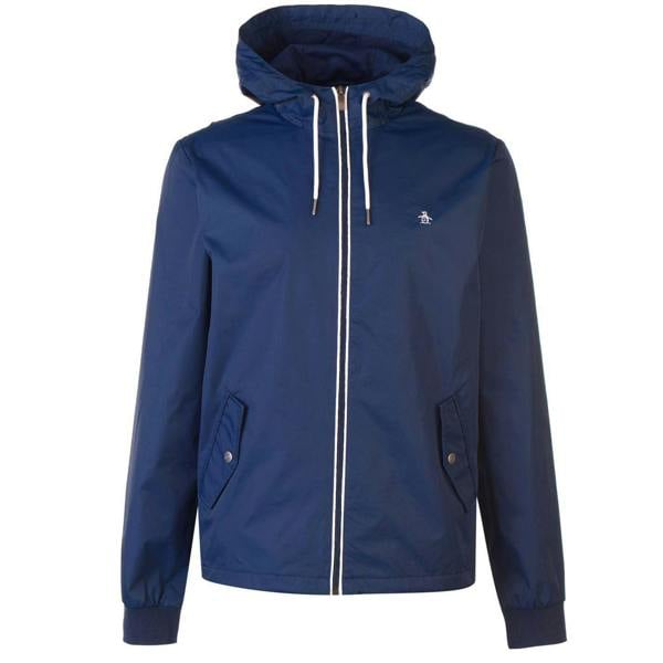 Original Penguin Mens Hooded Jacket - Blue Navy
