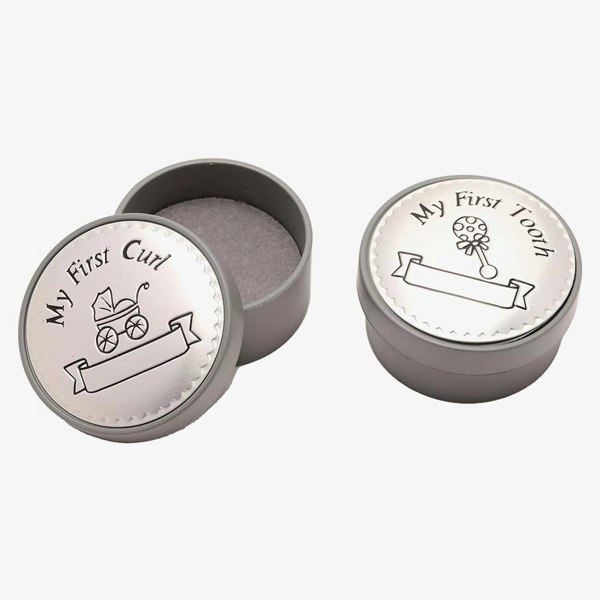 T. H. Baker Celebrations First Tooth Curl Box And Frame Gift Set CG123
