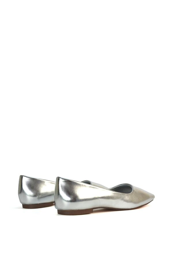 XY LONDON Square Toe Slip On Flat Heel Ballerina Pumps