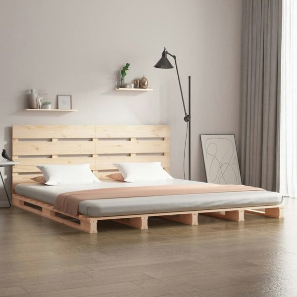 Berkfield Bed Frame 180x200 cm Solid Wood Pine Super King Size