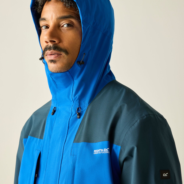 Regatta Mens Freesdale Waterproof Jacket - Olympian Blue/Night Sky