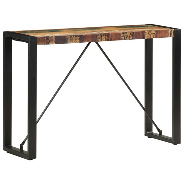 Berkfield Console Table 110x35x76 cm Solid Reclaimed Wood