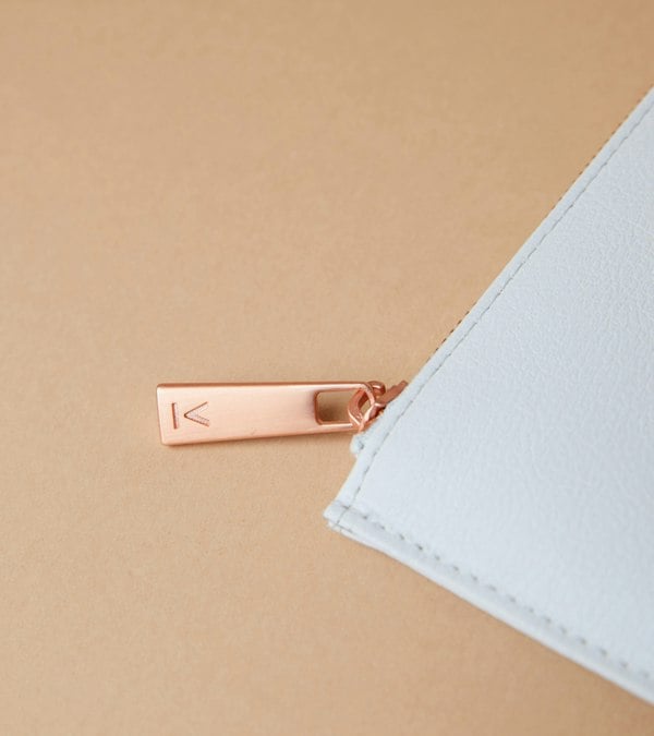 Votch AppleSkin Light Grey & Rose Gold Pouch | Classic Essentials