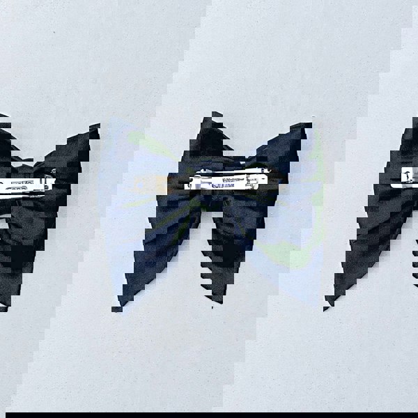 Black Satin Hair Bow Black Hair Clip Barrette