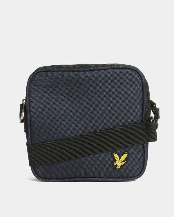 Lyle & Scott Cross Body Bag - Z271 Dark Navy - CHO - Designer Unisex Bags