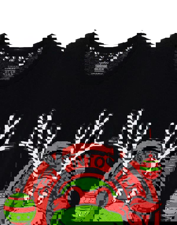 Teenage Mutant Ninja Turtles Mens Black Ninja Spirit Short Sleeved T-Shirt