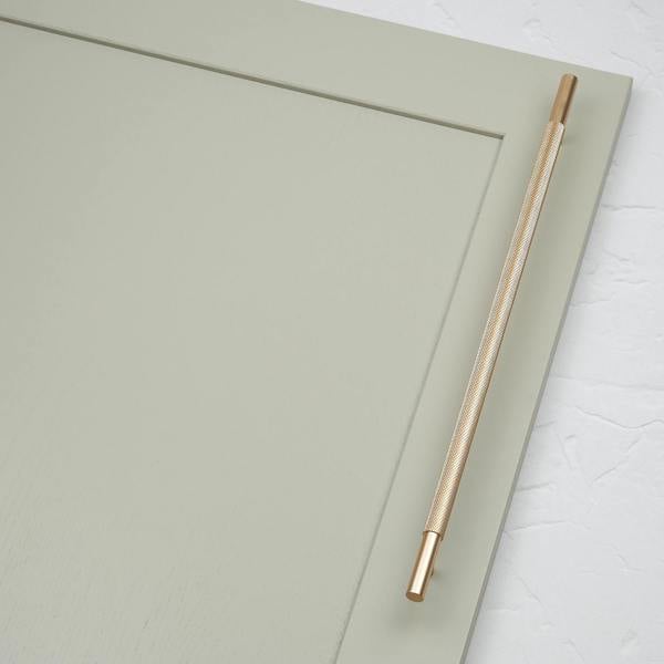 Handle & Home Knurled Brass Bar Handles and Knob