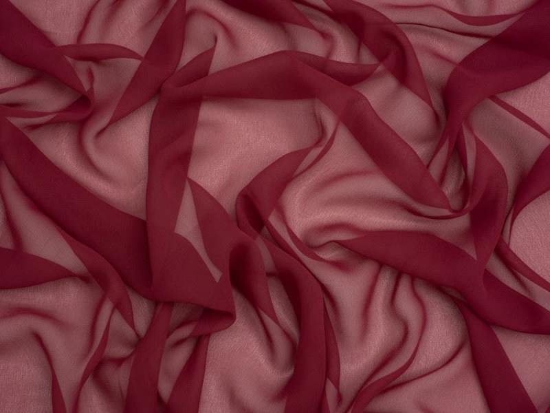 Minerva Core Range Minerva Light Sheer Chiffon Fabric - Plain Design Dressmaking Fabric, 110 cm / 44" Wide - per metre