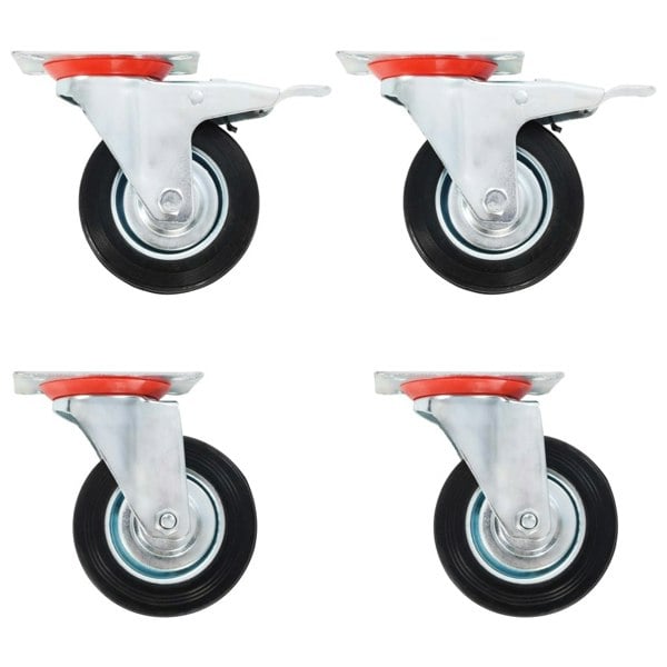 Berkfield Swivel Casters 4 pcs 100 mm