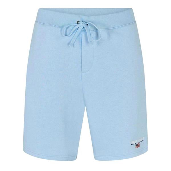 Ralph Lauren Mens Polo Fleece Sweat Shorts - Bluebell - 