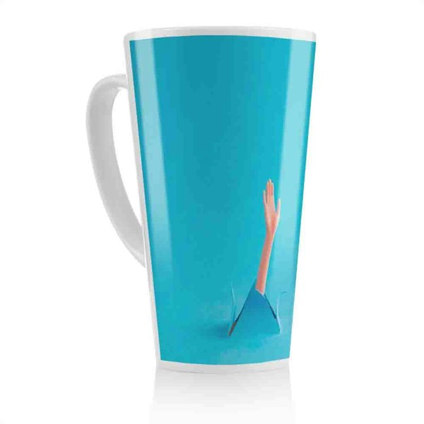 Benjamin Tate Design Paper Swimming Latte Mug