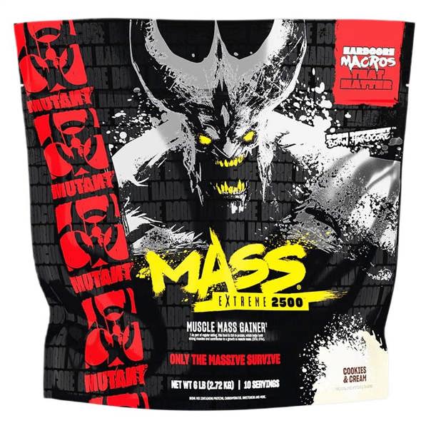 Mutant Mutant Mass Extreme 2500, Cookies & Cream - 2720g