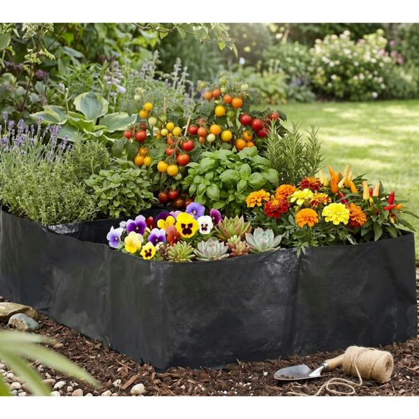 Dyzi Garden Vegetable Planter Bag Reusable PE Mesh Growing Bag