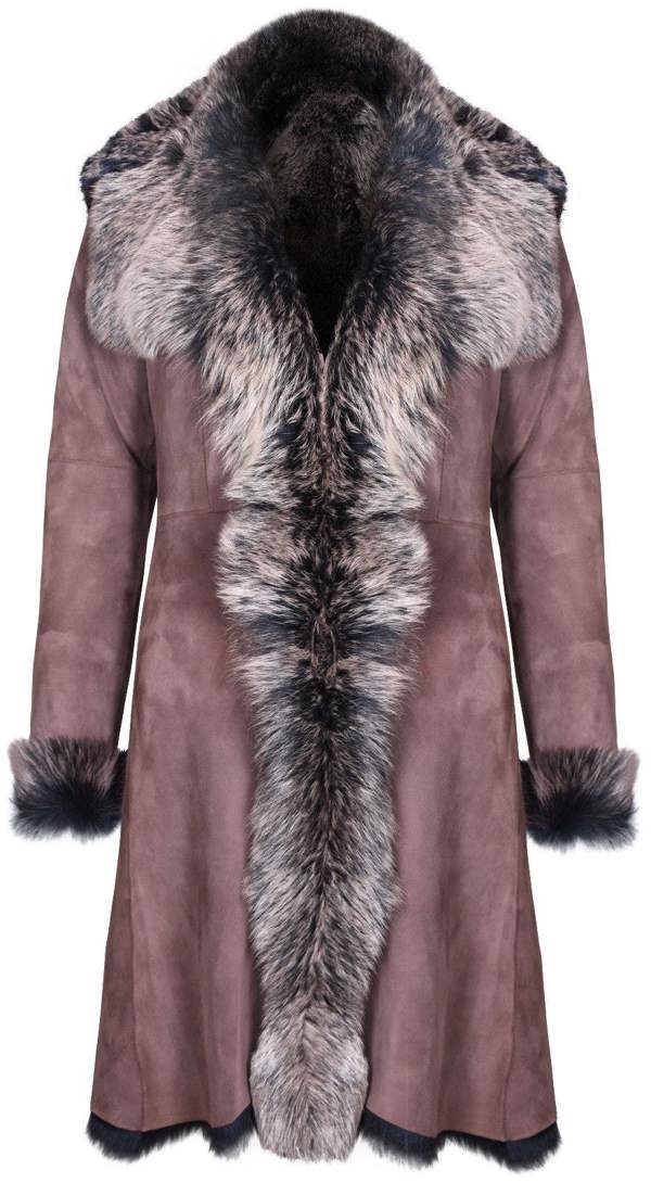 Infinity Leather Womens Toscana Sheepskin Suede Trench Coat-Tbilisi