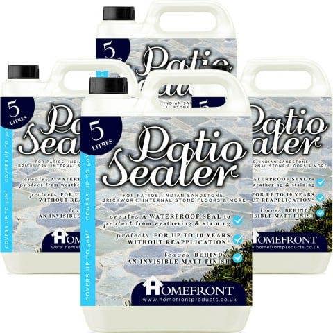 Homefront Patio Sealer Patio Sealant for Indian Sandstone Concrete Paths Patios Slate Brick 20L