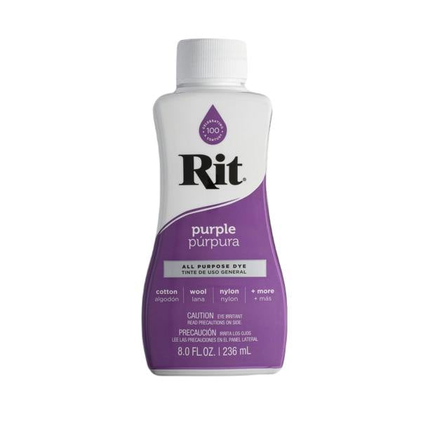 Rit All Purpose Liquid Dye - High Pigment Fabric Colouring Dyes 8oz