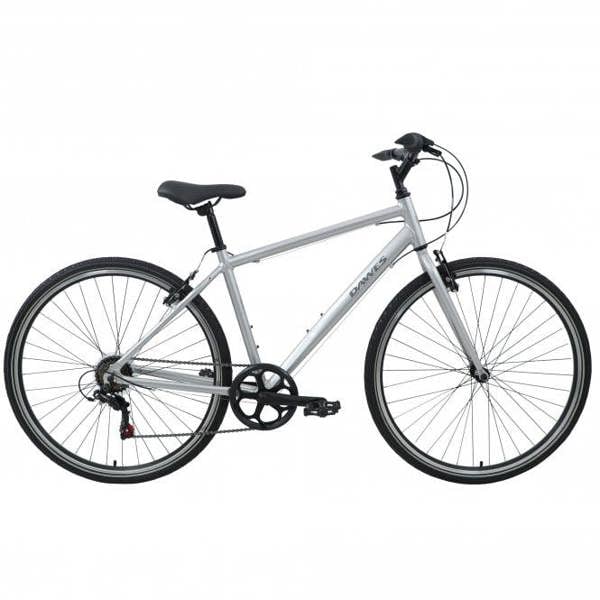 Dawes 2025 Venture 1.0 Crossbar Hybrid Bike 700c Wheel, 6 Speed - Silver