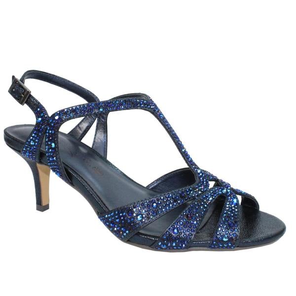 Lunar Womens/Ladies Francie Wide Sandals - Navy
