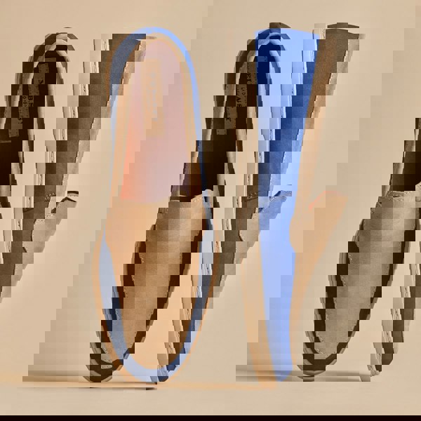 Embassy London Gareth - Cream & Blue - Men’s two Tone Suede Loafer