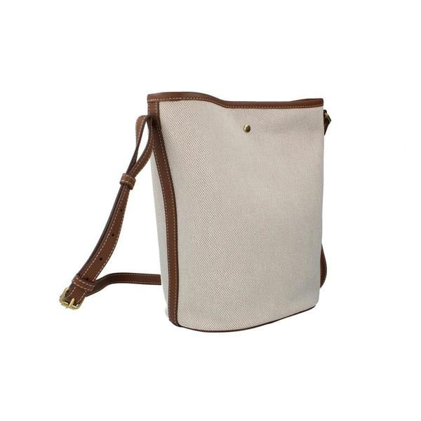 Burberry Canvas Bucket Bag - Dark Wheat