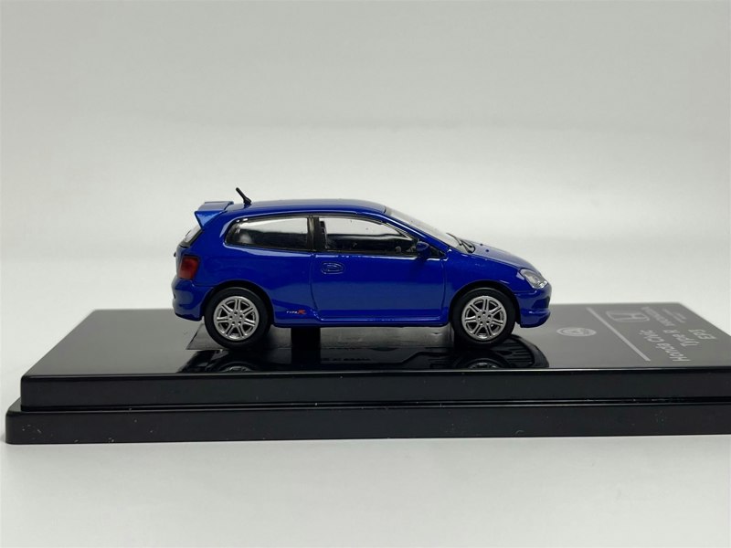 Paragon Honda Civic 2001 Type R EP3 Vivid Blue Pearl RHD 1:64 Paragon 65346