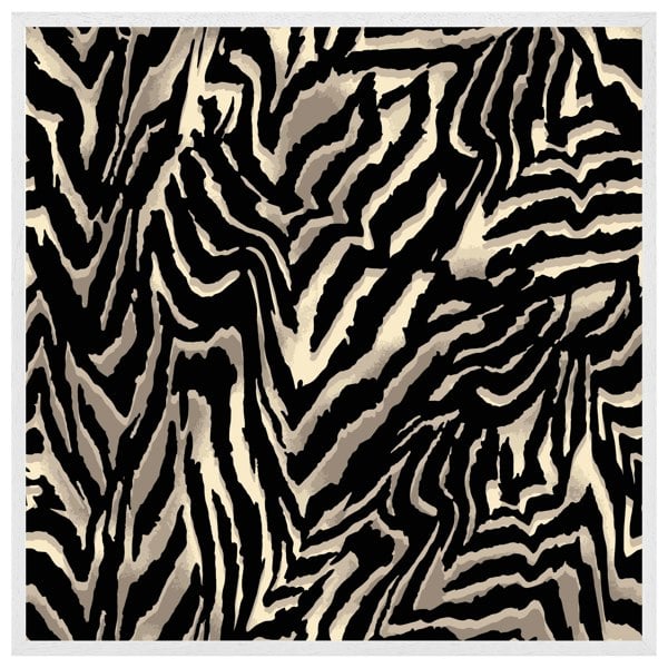 Benjamin Tate Design Gold zebra print (Picutre Frame)