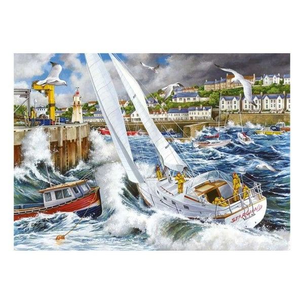 The House of Puzzles Storm Chased 500 Piece Jigsaw Puzzle