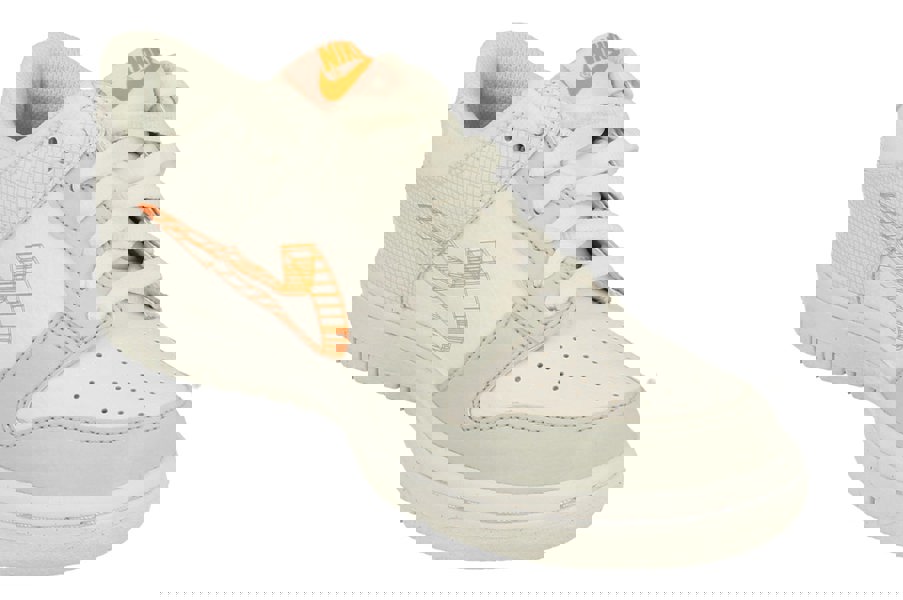 Nike Dunk Low Se GS M Trainers Dr0171  100 - White Total Orange 100 - Photo 3