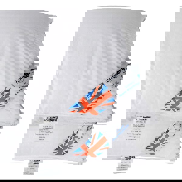 HOMESCAPES Hotel Quality Super Microfibre Pillow Pair