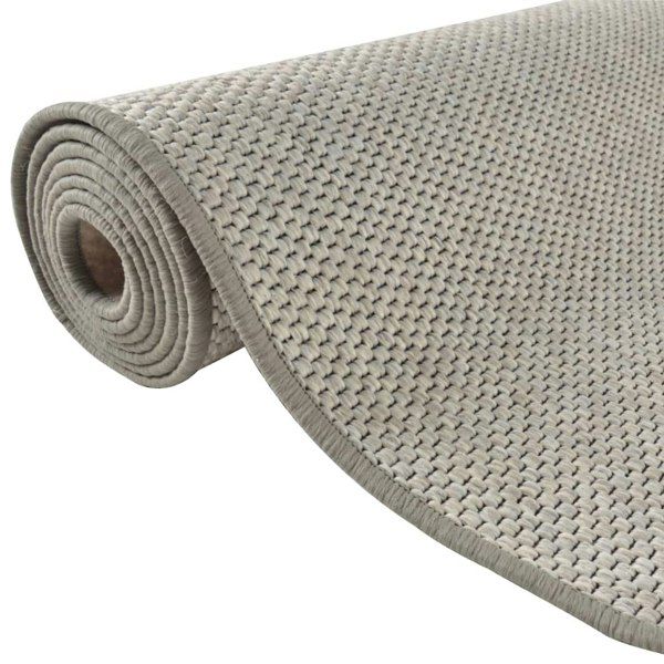 Berkfield Carpet Runner Sisal Look Taupe 80x200 cm