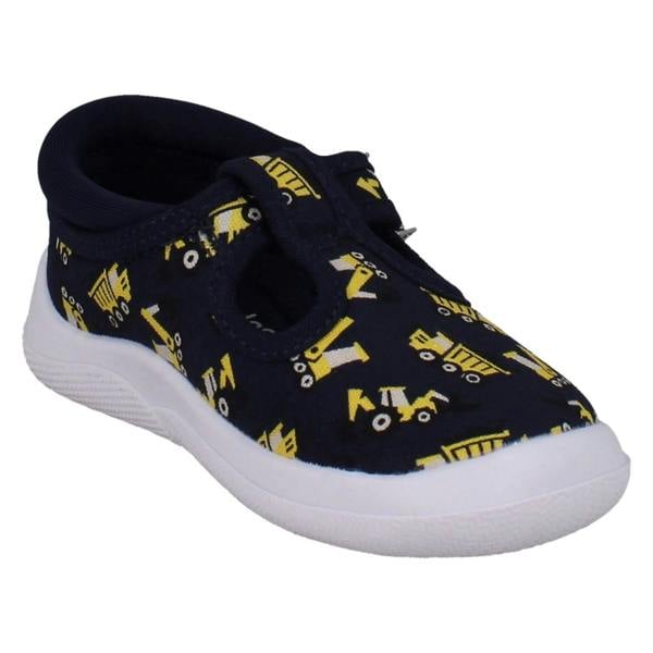 Start-rite Kids Startrite First Walking Canvas T-Bar Shoes Wriggles T-Bar