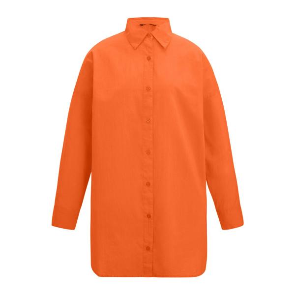 Regatta Womens/Ladies Prena Cover Up Plain Beach Shirt - Tangerine Tango - 