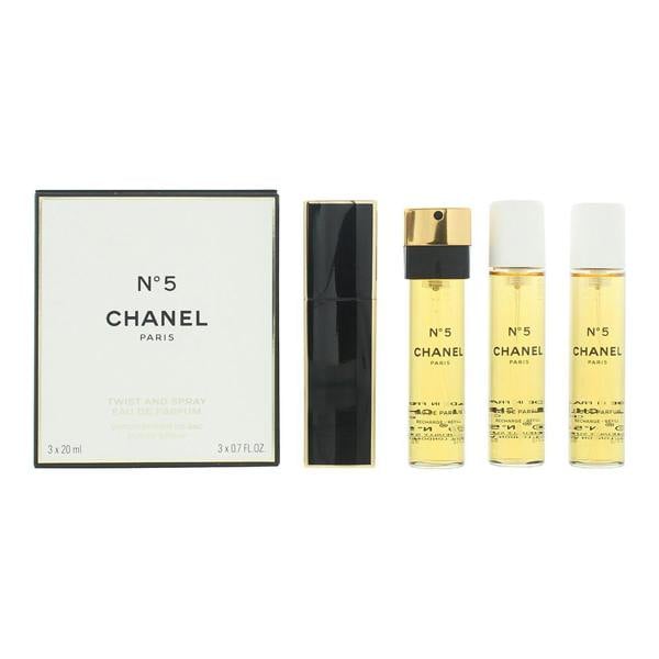 Chanel No. 5 Twist & Spray Eau de Parfum 3 x 20ml for Her